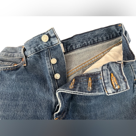 AGOLDE Riley High Rise Cut Jean into‎ Shorts - Picture 7 of 7